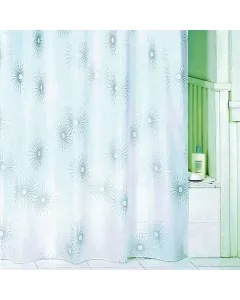 Venus zuhanyfüggöny suns 180 cm x 200 cm textil kivitelben  vízlepergető poliészter anyag megerősített felsőrész és függönykari