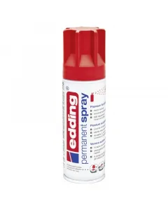 Edding 5200 premium festék spray, matt közlekedési piros szín, ral 902, erős fedőképességgel szinte minden felületre használható