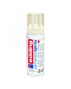 Edding 5200 premium festék spray, matt kivitel krémfehér szín, ral 921, erős fedőképességgel szinte minden felületre használható