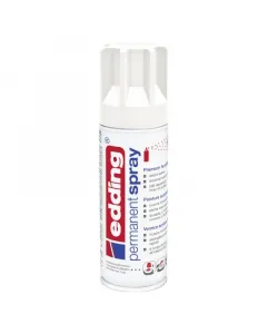 Edding 5200 premium festék spray, matt kivitel közlekedési fehér szín, ral 922, erős fedőképességgel szinte minden felületre hasz