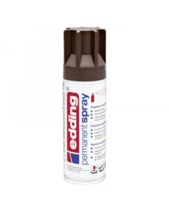 Edding 5200 premium festék spray, matt csokoládébarna szín, ral 907, erős fedőképességgel szinte minden felületre használható, p
