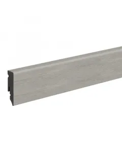 Vízhatlan felülettel ellátott profilÉs and more szegélyléc alkalmas laminált padlóhoz240 cm hosszúságú kialakítás, 50 mm magass