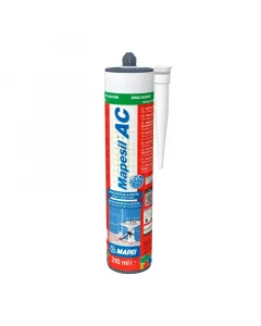 Mapei ecetsavas szilikon mapesil ac 138 mandula szín -40 °c-tól +180 °c-ig rugalmas penész- és vegyszerálló 310 ml kiszerelés