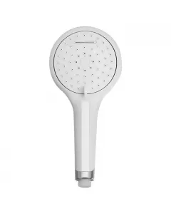 Mixomat zuhanyfej langfoss fehér kivitelben három különböző sugárforma  easy clean rendszer 1/2“ csatlakozó  ergonomikus forma