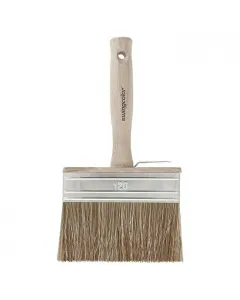 Swingcolor premium lazúrozó laposecset 12 cm munkaszélességgel mű- és természetes sörtekeverékkel natúr fa nyéllel bel- és kül