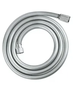 Csavarodásmentes zuhanycső anyaga: műanyag 1/2-os csatlakozás fényes, fémhatású felület hőálló: 70 °c-ig nyomásállóság: 5 