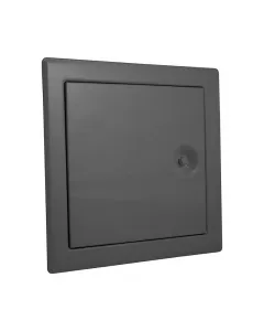 Probau szerelőajtó, falba és mennyezetbe történő beépítéshez 15 × 15 cm méretű, antracit kivitel bevonattal ellátott acéllem