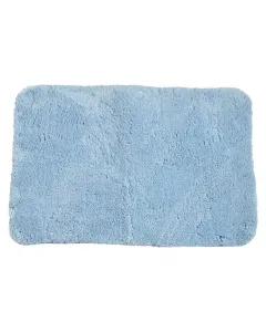 Camargue wuschel - fürdőszobaszőnyeg (50x80cm, kék)