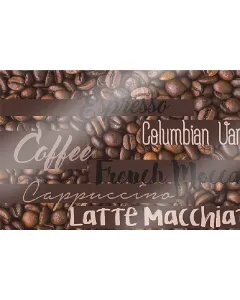 Cucine coffee specialties - konyhai üveg hátfal 60x40cm