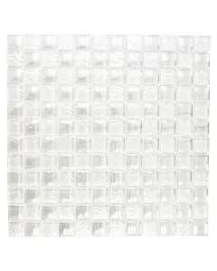 Fliesen crystal mix - mozaik (fehér, 29,8x29,8cm)
