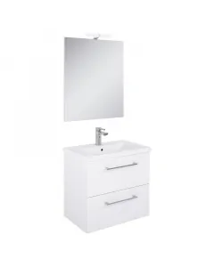 Riva compact - komplett mosdóhely (fehér, 61,7cm)