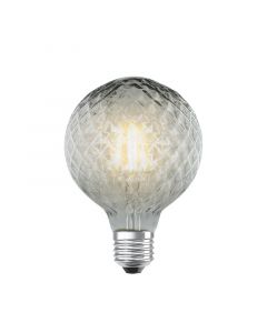 LED-fényforrás (E27, 4W, G95, füstös)