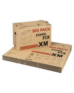 BAUHAUS MULTIBOX XM - költöztetődoboz (75L, 10db)
