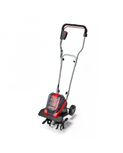 Két darab 18 v-os power x-change akkumulátorral működő, vezeték nélküli kapálógép 30 cm munkaszélesség és akár 20 cm munkamé