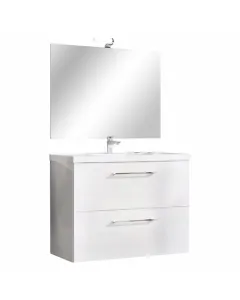 A riva compact mosdószekrény fehér színben modern választás fürdőszobábapraktikus mérete: 79,6x53,7x38,6 cm, helytakarékos kialak