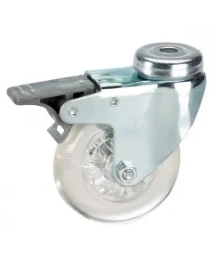 Anyaga: poliuretán, acéllemez teherbírás: max. 40 kg csap: 10,2 kerékátmérő: 50 mm fékezhető
