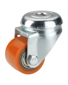 Anyaga: acéllemez, poliuretán teherbírás: max. 100 kg csap: 11 mm kerékátmérő: 35 mm