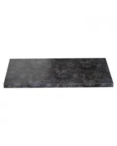 Camargue mosdópult espacio, metallic színben méret: 80 × 46 × 3,2 cm mosdó beépítésére alkalmas kétoldalas melaminbevonatú fel�