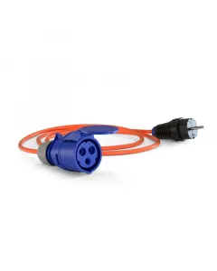 Commel marinko cee hosszabbító marinflex® kábellel 1,5 méteres narancssárga kábel ip44 fröccsenő víz elleni védelem 16 a, 3500 w 