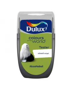 Dulux a nagyvilÁg szÍnei beltéri falfesték teszter 30 ml praktikus kiszerelés zöldellő sziget matt árnyalat kiváló fedőképesség