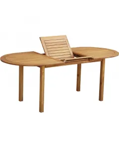 Akácia fából készült sunfun kerti asztal elegáns és időtálló választás teraszrabővíthető asztallap 150-200 cm között, rugal
