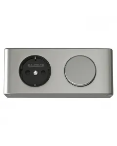 Camargue espacio kombibox - dugalj+kapcsoló (ezüst, 16a)