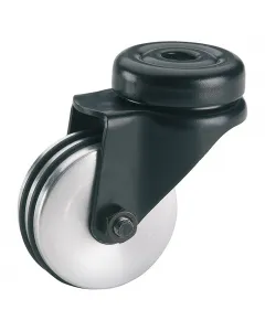 Anyaga: acéllemez, alumínium, gumi teherbírás: max. 50 kg csap: 10,2 mm kerékátmérő: 50 mm