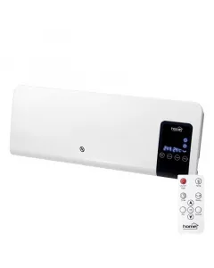 Home fali fűtőtest ventilátoros kivitelben kétfokozatú, 2000 w teljesítmény termosztát, led-kijelző időzítő és távirányító 