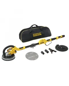 A stanley fatmax sfmee500s-qs egy 750 w teljesítményű mennyezet- és falcsiszoló (zsiráf) 225 mm átmérőjű csiszolótárcsa – nagy