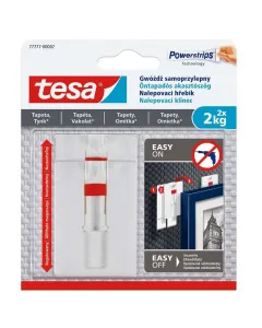 Öntapadós teherbírás: 2 kg Állítható magasság könnyen eltávolítható texturált és érzékeny felületekre 2 db/csomag