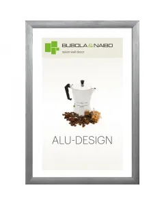 Bubola & naibo minimal képkeret alumíniumból készült szerkezet antracit, sötétszürke színű kivitel 24 × 30 cm megadott méret ké