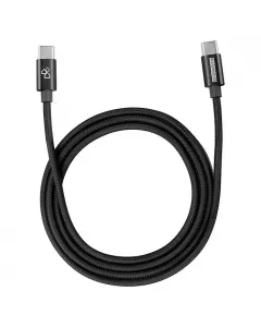 Usb töltőkábel usb-c - usb-c csatlakozóval mobil eszközök töltésére gyors töltés 3,4 a teljesítménnyel stapabíró és hosszú 