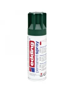 Edding 5200 premium festék spray, matt mohazöld szín, ral 904, erős fedőképességgel szinte minden felületre használható, pl. fa, 