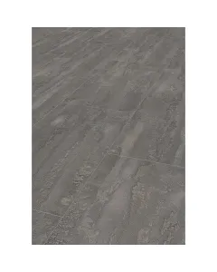 Valósághű kőhatásával a logoclic márkájú laminált padló modern megjelenést ada járólapformát és a 8 mm vastagságot kombiná