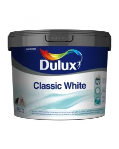 A dulux beltéri falfesték matt fehér felületet biztosít belső terekhezkönnyen felhordható hengerrel vagy ecsettel, így gyors munkav