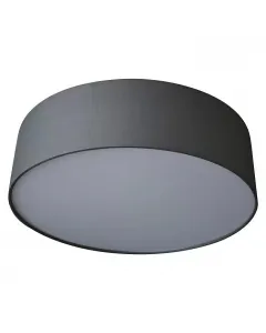 Szürke textilbúrás mennyezeti lámpa a tween light márkától modern enteriőrökhözkét darab e27 foglalat maximum 60 w teljesítménn