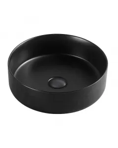 A sanotechnik mosdókagyló kerámia anyaga tartósságot és modern megjelenést biztosíta minimalista, síklapos, kerek forma stílusos f