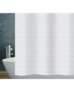 Diaqua zuhanyfüggöny (csíkos), 240 x 180 cm méretben 100 % vízlepergető poliészter anyag varrott oldalszegélyek erősített felső s