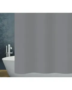 Diaqua zuhanyfüggöny claro peva anyagból 180 x 200 cm méret előre lyukasztott 8 db függönykarika vízlepergető, könnyen tisztíthat