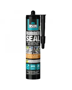 Bison rubber seal vízszigetelő bevonat, 310 ml vízbázisú, oldószermentes, 100 % víz- és légzáró uv-, időjárás-, és vegyszer