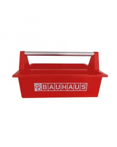 Bauhaus - szerszámosrekesz (műanyag, piros)