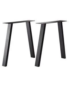 Pur iternal black edition - asztalláb (u-alakú, fekete, 2db)