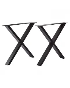 Pur iternal black edition - asztalláb (x-alakú, fekete, 2db)