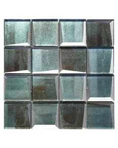 Xbh g20 - üvegmozaik 3d (zöld, 30x30cm)