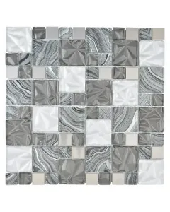 Xcm niko50 - mozaik mix (szürke, 30x30cm)