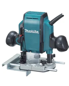 Makita felsőmaró 900 w teljesítménnyel 27000 fordulat/perc üresjárati fordulatszám 0–35 mm között állítható marási mélység