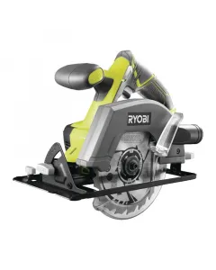 Ryobi one+ akkus k&ouml;rfűr&eacute;sz faanyaghoz 18 v akkumul&aacute;toros rendszer 150 mm fűr&eacute;szlap 0&ndash;50&deg; ferdev&aacute;g&aacute;si tartom&aacute;ny porelsz&iacute;v&oacute; csat