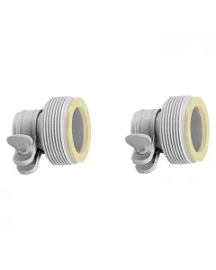 Intex b adapter 32 mm-ről 38 mm-re alakít klórálló műanyag kivitel nagyobb szűrőkhöz kompatibilis 2 darab adapter a csomagban