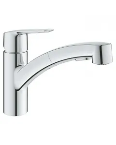 A grohe mosogató csaptelep egykaros rendszerrel kényelmes vízszabályozást kínálÁlló telepítésű kivitel megkönnyíti a konyhai c