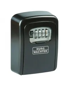 A burg wÄchter keysafe 30 sb számzáras kulcsszéf  masszív fémház, négyjegyű mechanikus kóddal. külső méret: 9 cm x 12 cm x 4 c